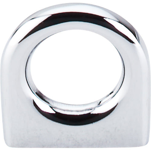 Top Knobs - Ring 5/8 Inch Center to Center Round Knob - Polished Chrome