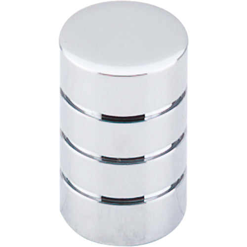 Top Knobs - Stacked 5/8 Inch Diameter Round Knob - Polished Chrome