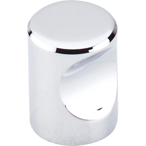 Top Knobs - Indent 3/4 Inch Diameter Round Knob - Polished Chrome