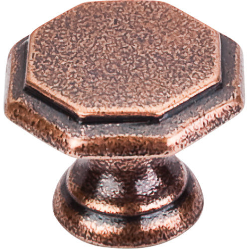 Top Knobs - Devon 1 1/4 Inch Diameter Round Knob - Old English Copper