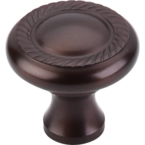 Top Knobs - Swirl Cut 1 1/4 Inch Diameter Round Knob - Oil Rubbed Bronze