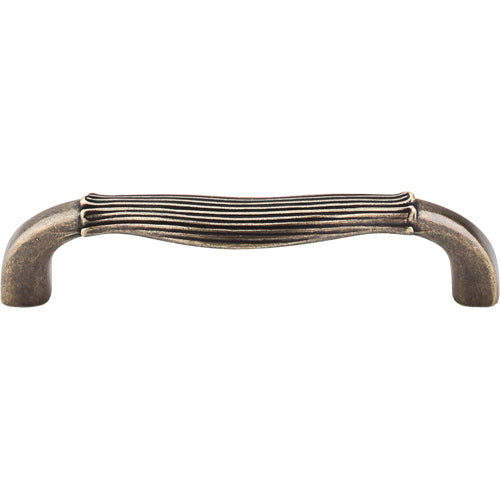 Top Knobs - Bow 3 3/4 Inch Center to Center Bar pull - German Bronze