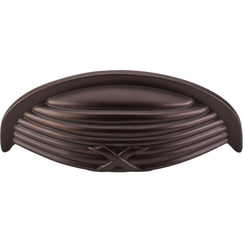 Top Knobs - Ribbon & Reed 3 Inch Center to Center Cup/Bin pull - Oil Rubbed Bronze