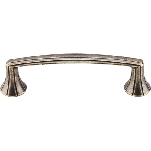 Top Knobs - Rue 3 3/4 Inch Center to Center Bar pull - German Bronze