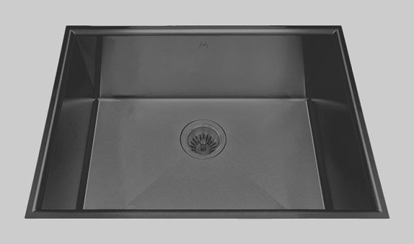 Mila - Arc Low Profile Single Bowl Flush-Mount - 24.5 X 18 Graphite