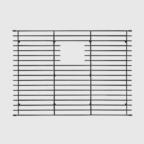 Mila - Solid Stainless Steel Bar Basin Grid - 24.5 X 17.5 Graphite