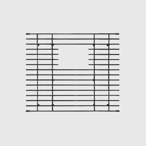 Mila - Solid Stainless Steel Bar Basin Grid - 18.5 X 16 Graphite
