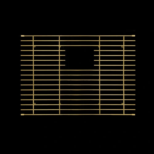 Mila - Solid Stainless Steel Bar Basin Grid - 22.5 X 16 Gold