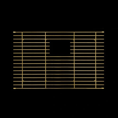 Mila - Solid Stainless Steel Bar Basin Grid - 25.5 X 16 Gold