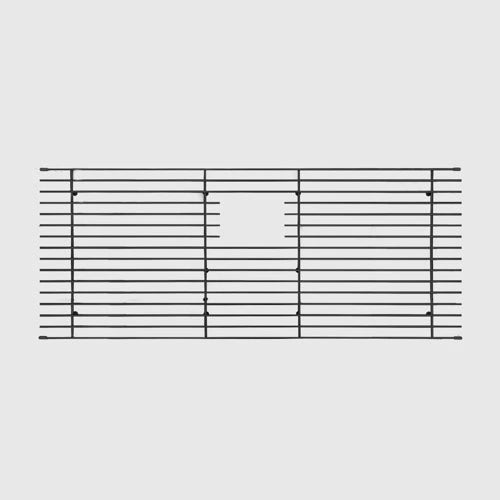 Mila - Solid Stainless Steel Bar Basin Grid - 35.5 X 16 Graphite