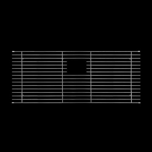 Mila - Solid Stainless Steel Bar Basin Grid - 35.5 X 16 Satin Brushed SS
