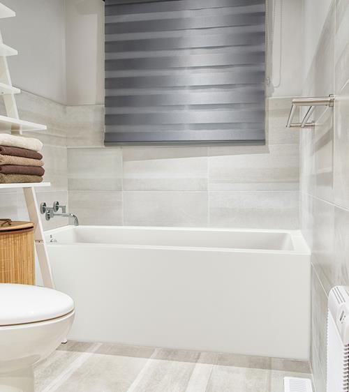 MTI - Basics Ada Lh Drain Integral Skirted Bathtub W/Integral Tile Flange (59.5X32)