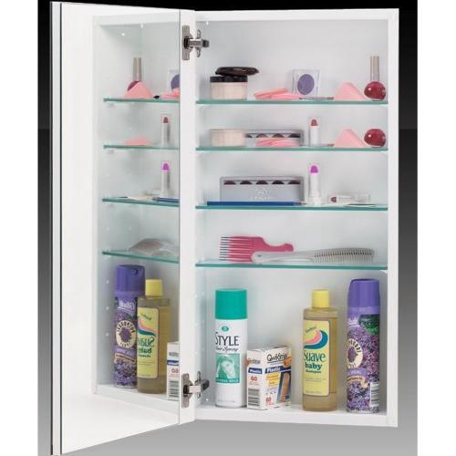 Alno - 1000 Series White Cabinet W/Beveled