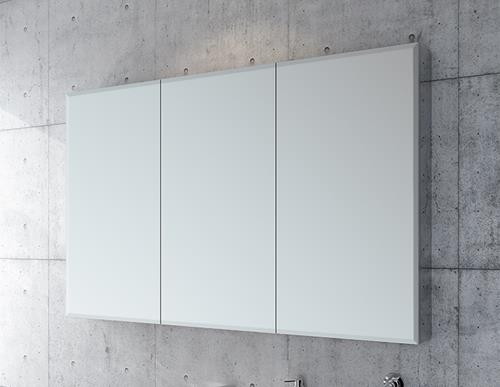 Fleurco - Medicine Cabinet Tri-View 1/2 Inch Beveled Edge