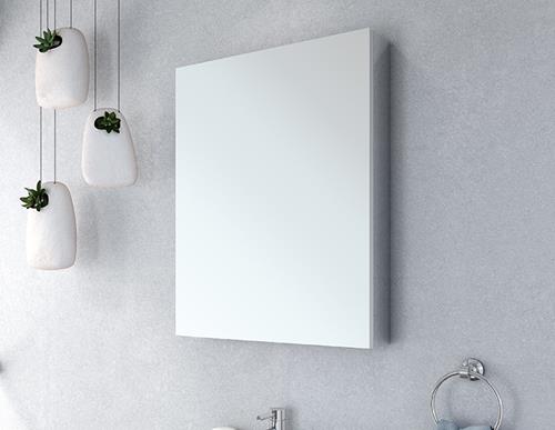 Fleurco - Medicine Cabinet Single View Flat Edge