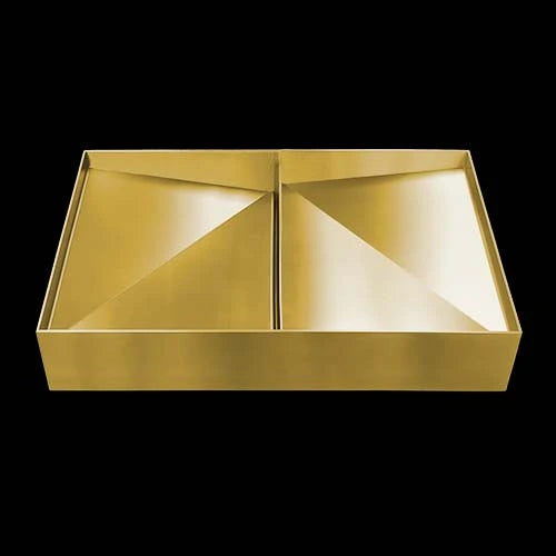 Mila - Güell Bathroom Top-Mount - 20.25 X 13.25 Gold