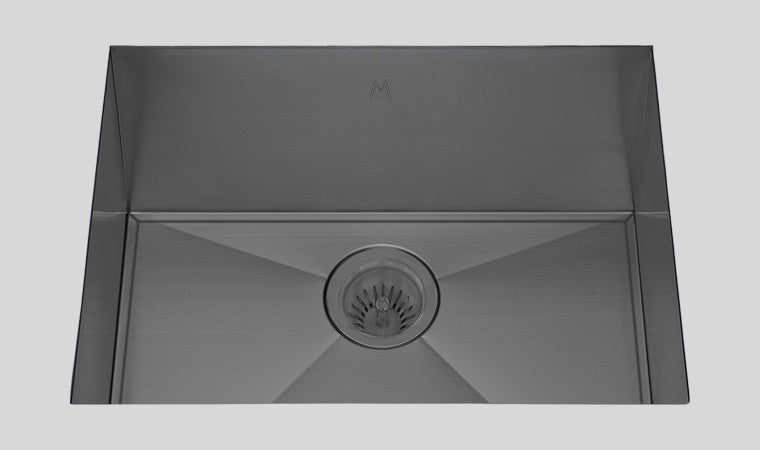Mila - Orion Single Bowl Under Mount - 25 X 18.5 Graphite