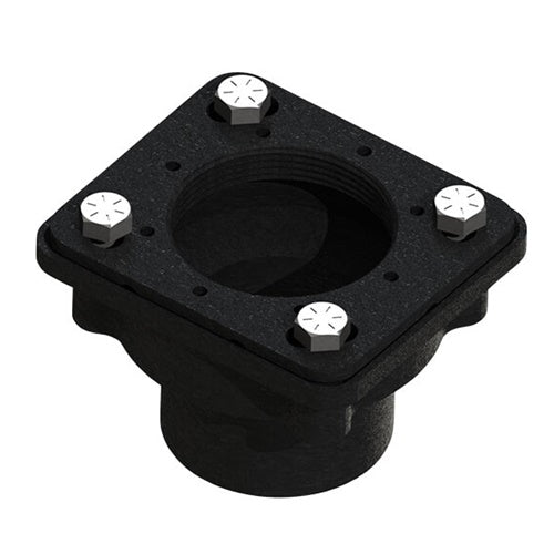 Mountain Plumbing - Shower Drain Body - Cast Iron Rough-In - Rectangular