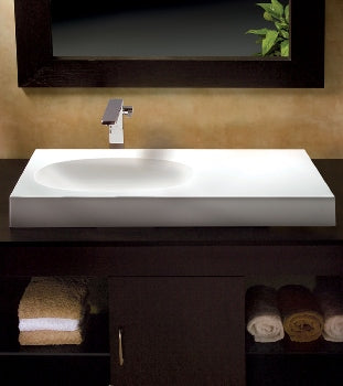 MTI - Akana 2 Sculpturestone Semi-Recessed - Right Hand (36X18.5)