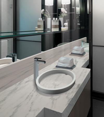MTI - Continuum Oval Sculpurestone Semi-Recessed (20.75X16)