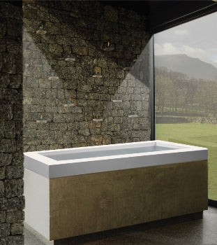 MTI - Maddux Sculpturestone Drop In/Undermount Bathtub (65.375X31)