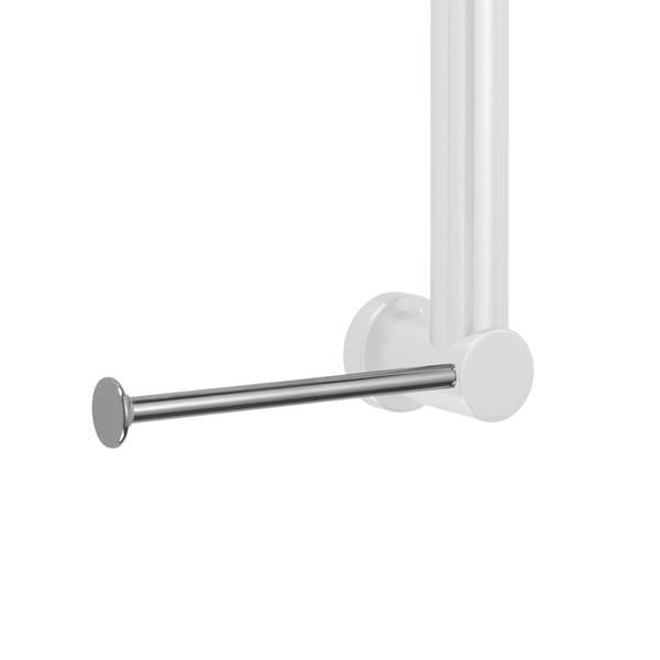 Jaclo - Vertical Left Contemporary Toilet Paper or Wash Cloth Holder for Grab Bar