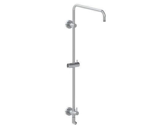 Mountain Plumbing - Rain Rail Plus - Wall Mounted Shower Rail with Bottom Outlet Integral Waterway and Diverter (Short - CA)