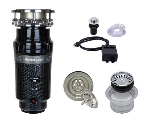 Mountain Plumbing - Double Bowl Deluxe Kitchen Sink Package - Extended Flange