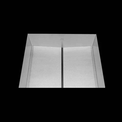 Mila - Flatiron Bathroom Under Mount - 17 X 15 Satin Brushed SS