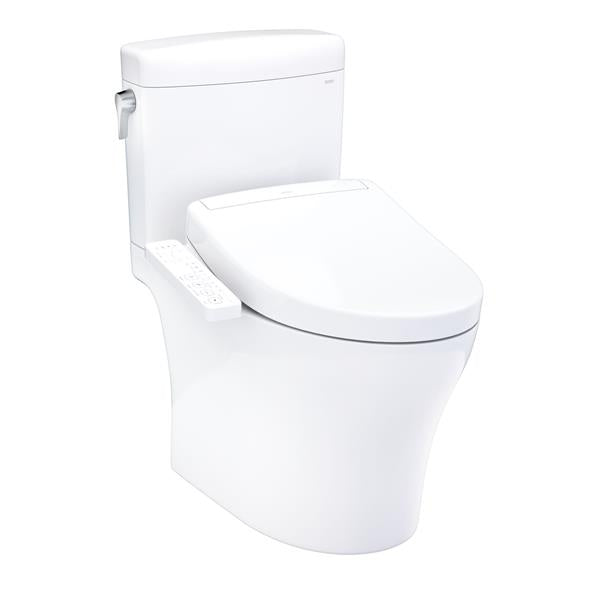 Toto - Aquia IV Cube WASHLET+ S2 Two-Piece Toilet Elongated Dual Flush 1.28 And 0.9 Gpf Toilet With Cefiontect