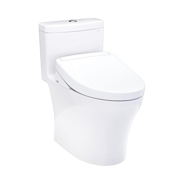 Toto - Aquia IV WASHLET+ S5 One-Piece Toilet - 1.28 GPF/0.9 GPF