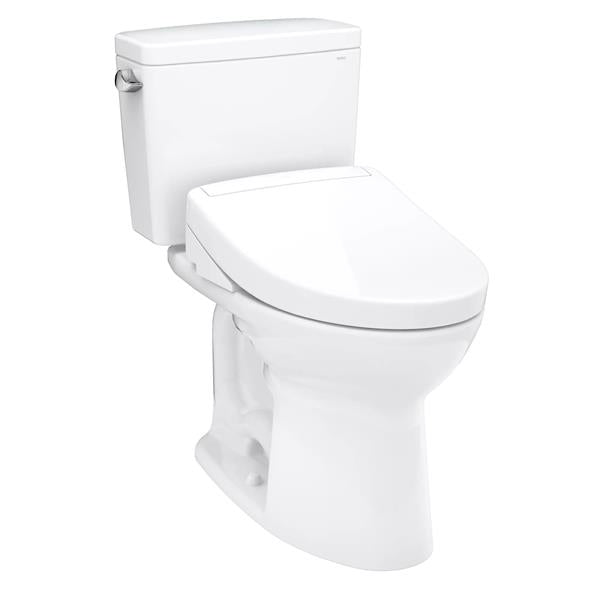 Toto - Drake WASHLET+ S5 Two-Piece Toilet - 1.6 GPF Universal Height 12 Inch Rough-In