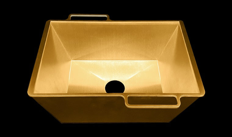 Mila - Workstation Side Sink - Gold