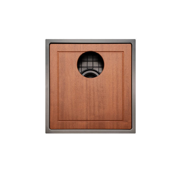 Hamat - Nero 17 Inch PVD R10 Bar Workstation Sink