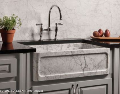 Stone Forest - New Haven Farmhouse - Carrara Marble