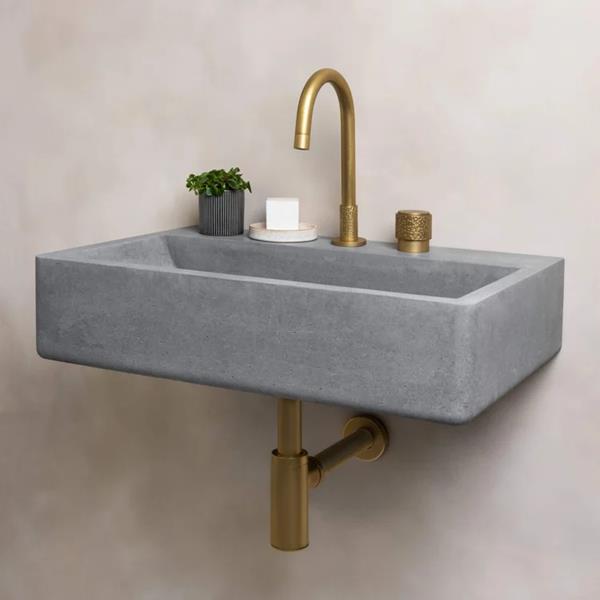 Kast - Nilo Countertop/Wall Mount Basin, 23-5/8 x15-3/4 Inch, Includes Wall Brackets