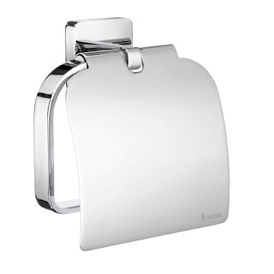 Smedbo - Ice Toilet Roll Holder With Cover In Polished Chrome.