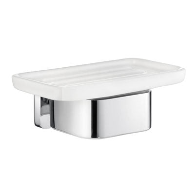 Smedbo - Ice Holder With Soap Dish, Polished Chrome With Dish In Porcelain