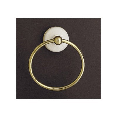 Strom Living - Porcelain & Brass Towel Ring