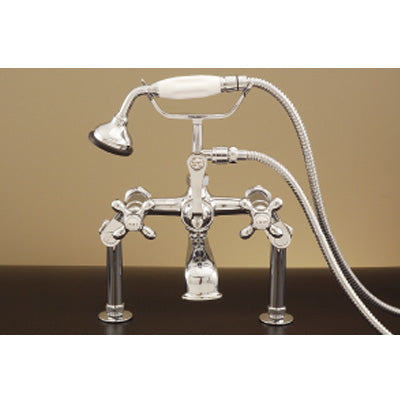 Strom Living - Deck Mount Faucet, Variable Ctrs From 3 3/8 Inch To 12 Inch