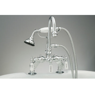 Strom Living - Deck Mount Gooseneck Faucet W/Handheld.