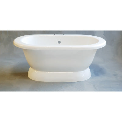 Strom Living - The Sonoma 5' Acrylic Dual Tub On Pedestal