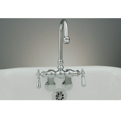 Strom Living - Gooseneck Leg Tub Faucet W/Adjustable Centers