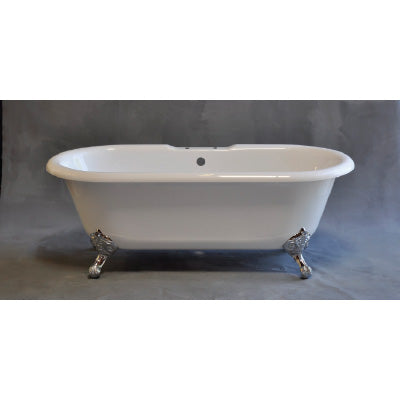 Strom Living - The Arcadia 5 1/2' Acrylic Dual Tub On Selected Finish Legs