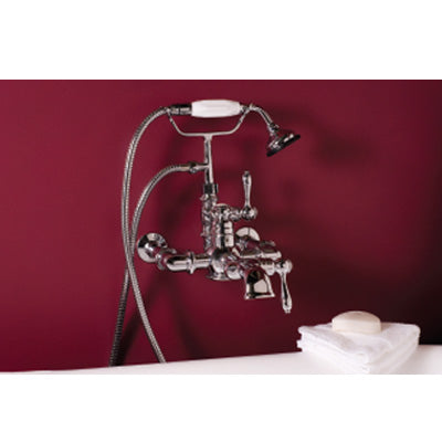 Strom Living - Thermostatic Wall Mount Faucet, 7 Inch Centers, Straight Spout