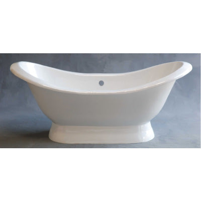 Strom Living - The Echo 6' Acrylic Double Ended Slipper Tub On Pedestal