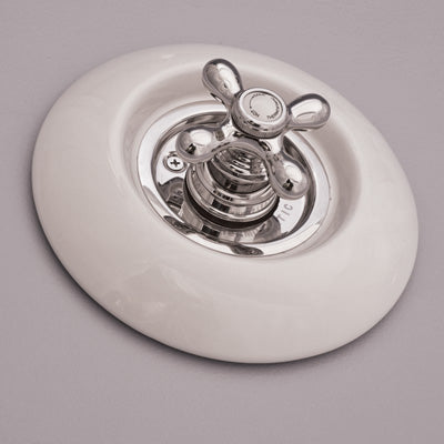 Strom Living - Thermostatic Control Valve With Round Porcelain Plate