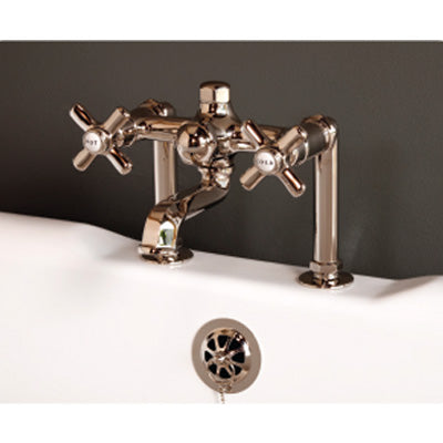 Strom Living - Deck Mount Faucet, 7 Inch Centers, Traditional Spout