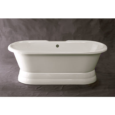 Strom Living - The Champlain 5 1/2' Acrylic Dual Tub On Pedestal