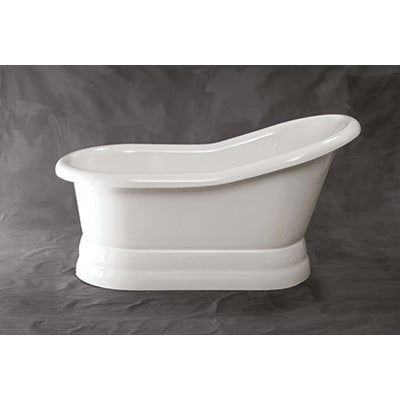 Strom Living - The Madrone 5' Acrylic Slipper Pedestal Tub